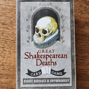 Great Shakespearean Deaths: Card Game (2016) COMPLETE Spymonkey Chronicle Books
